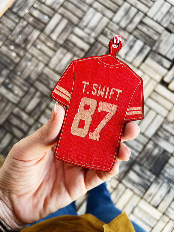Taylor Swift and Travis Kelce Football Jersey