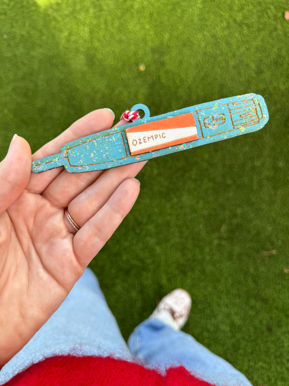 ‘Zempic Holiday Ornaments