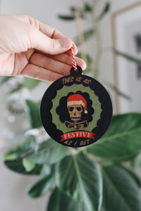 This is as festive as I get!