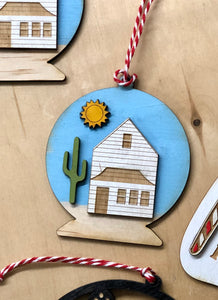 Desert Snow Globe
