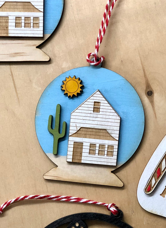 Desert Snow Globe