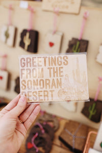 Greetings From The Sonoran Desert Postcard
