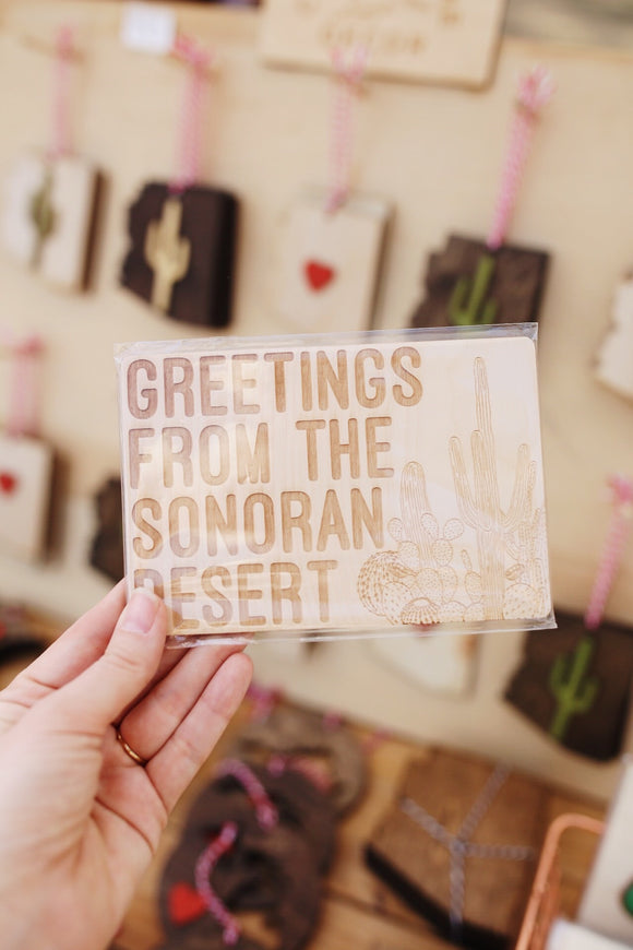 Greetings From The Sonoran Desert Postcard